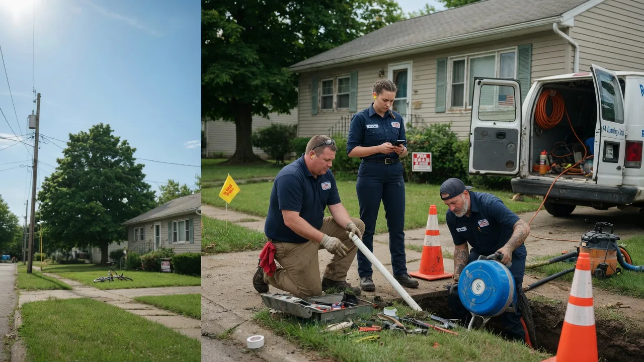 Sewer Line Repair in New Paris, IN near me